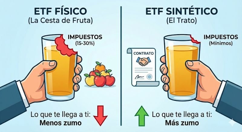 ¿Por qué un ETF "falso" puede hacerte ganar más dinero que uno "real"?