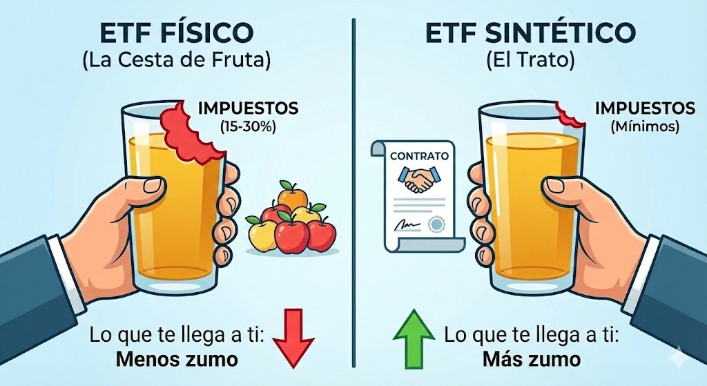 ¿Por qué un ETF "falso" puede hacerte ganar más dinero que uno "real"?